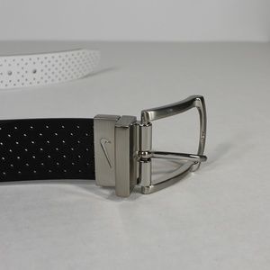 Nike Golf Black/White Reversible Belt 45"